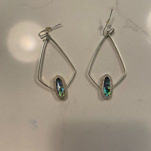 Kendra Scott abalone drop earrings